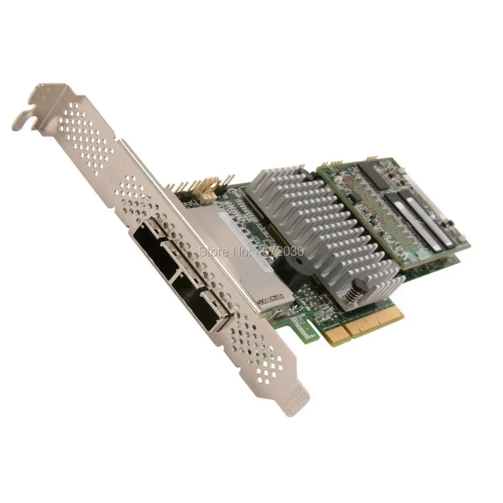 Новая карта контроллера Broadcom Avago LSI MegaRAID SAS 9286-8e LSI00332 8 портов 1 ГБ кэш-памяти SFF8088