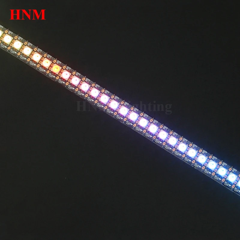 2 м 144 светодиодный s/M WS2815 полосы 12V 5050 SMD RGB пикселей Неон гибкие светодиодные ленты