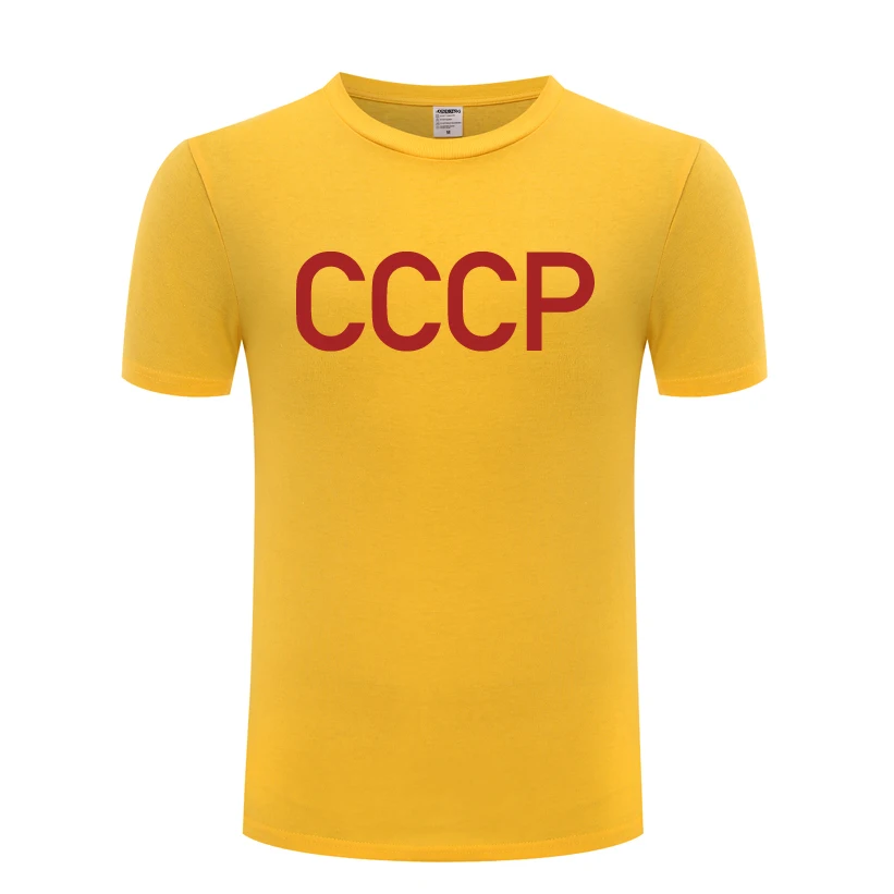 

UdSSR CCCP Simple Letter Mens Men T Shirt Tshirt 2018 New Short Sleeve O Neck Cotton Casual T-shirt Top Tee