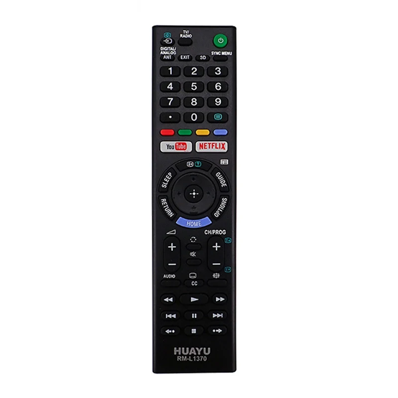 HUAYU новый пульт дистанционного управления для Sony Rm-L1370 Led 3D Tv с кнопками Youtube/Netflix