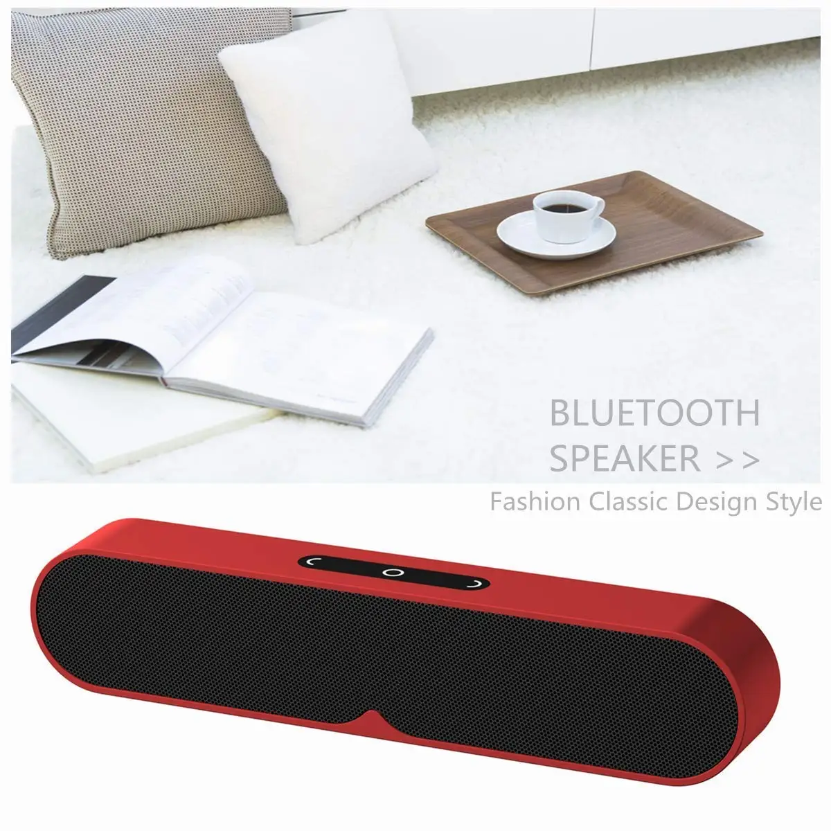 Bluetooth динамик s портативный беспроводной с сабвуфером проводной Aux режим Hifi