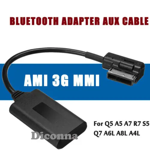 Bluetooth аудио кабель MMI адаптер для подключения к разъему Aux радио Audi Q5 A5 A7 R7 S5 Q7 A6L A8L