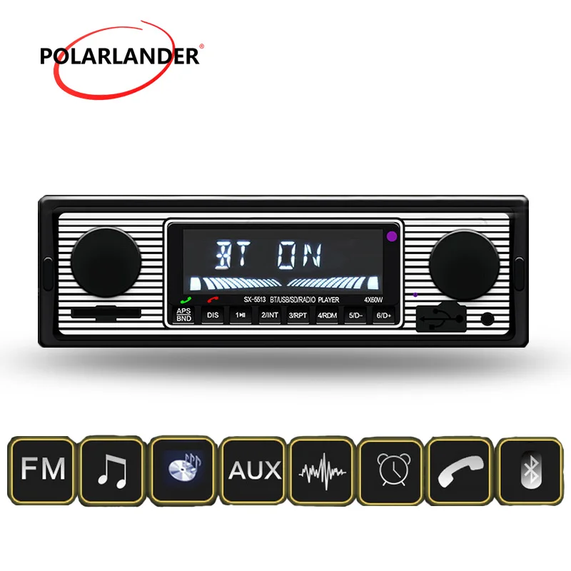 Авто Радио Стерео MP3 поддержкой USB SD карт памяти с разъемом подачи внешнего