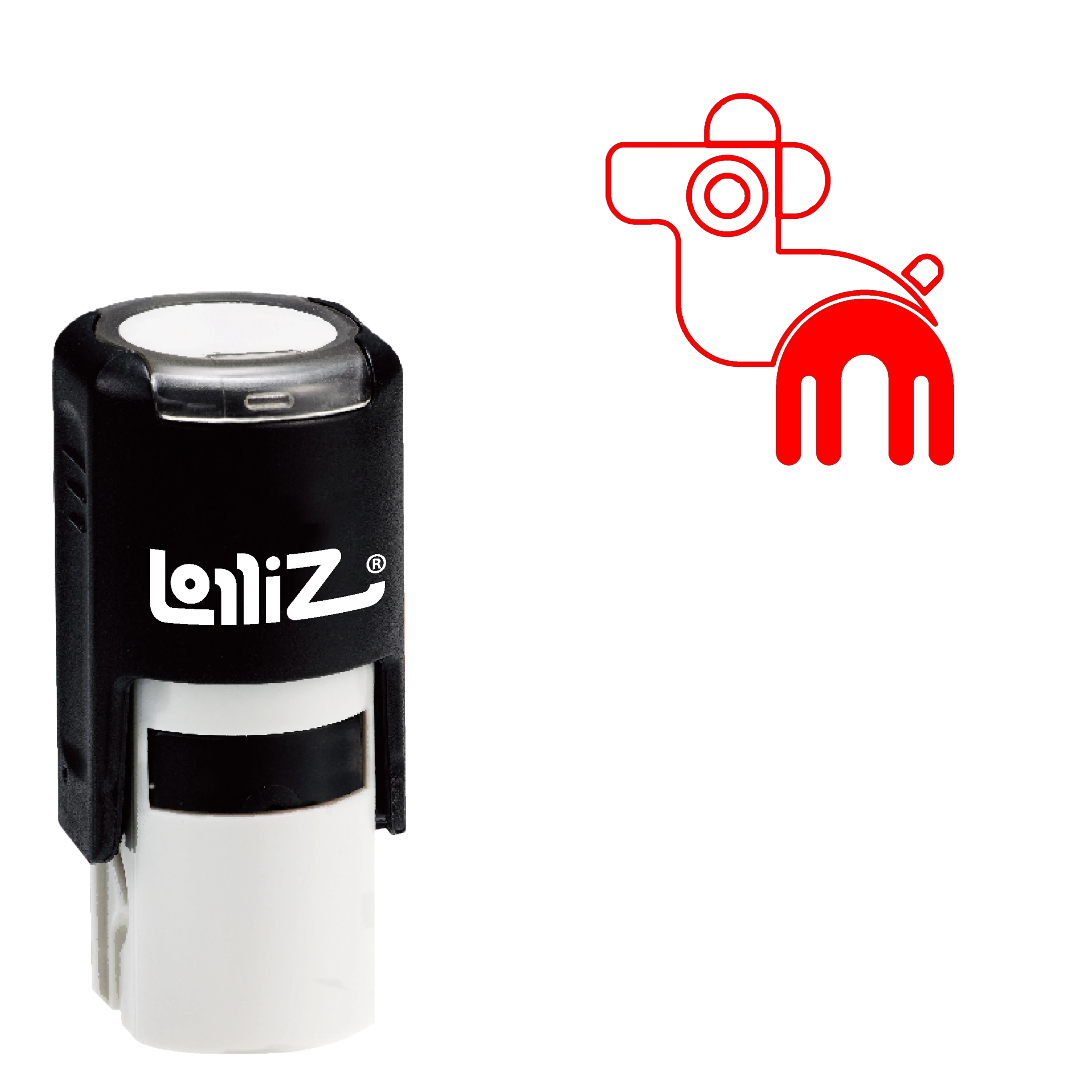 

LolliZ биоморфный символ животных серии дизайн #97 самоклеящаяся резиновая печать