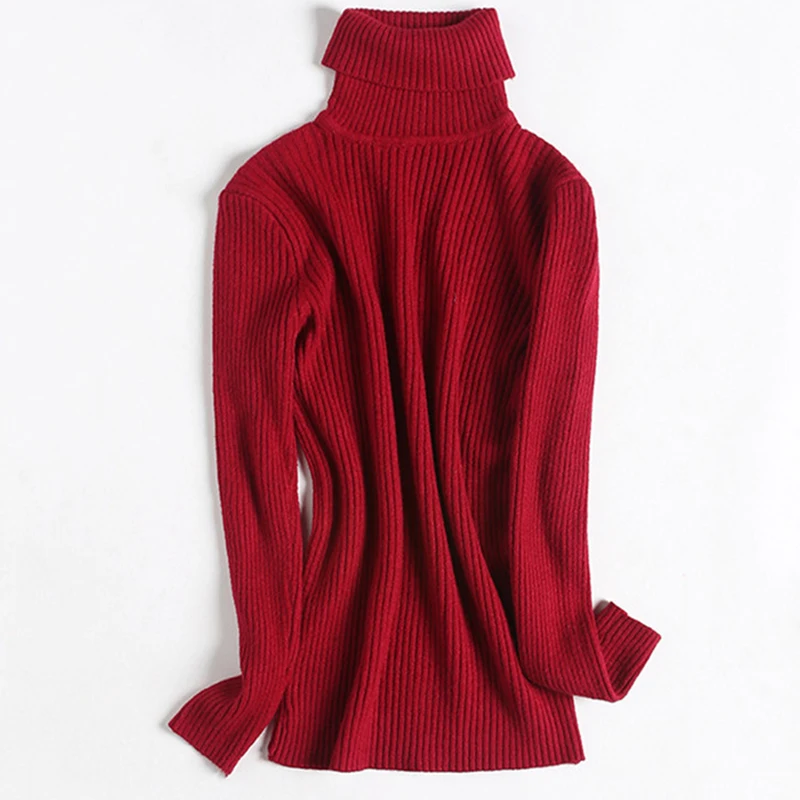 Sweater Turtleneck Winter Autumn Knitted Pullover Women Jumper Female Thick For Lady | Женская одежда