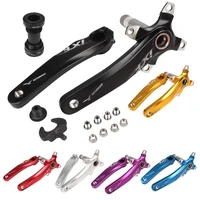 mountain bike hollow integrated crankset with bb parts strong durable aluimium alloy bicycle crank set with tools top quality