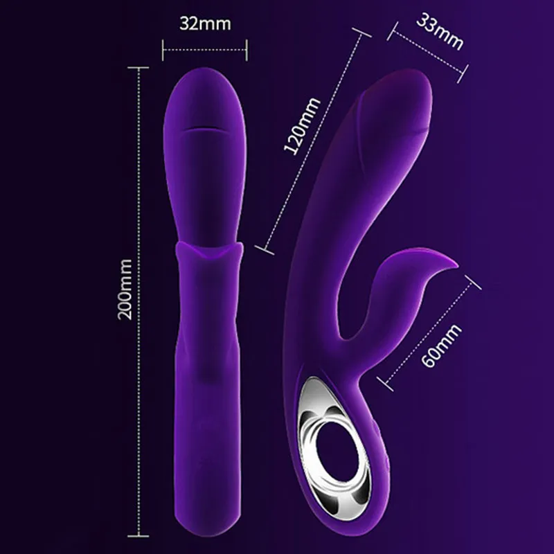 Rabbit Dildo Vibrator Clitoris Stimulator G-spot Masturbation Anal Massager Fast Mult Frequency Adult Sex Toy For Woman | Красота и