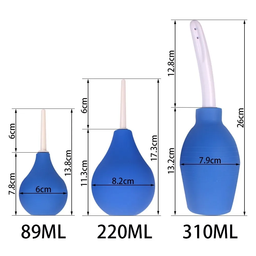 Анальный Вагинальный очиститель большой емкости медицинский силиконовый мяч