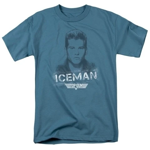 Trevco Top Gun-Iceman с коротким рукавом для взрослых 18-1 Tee slate-Large |