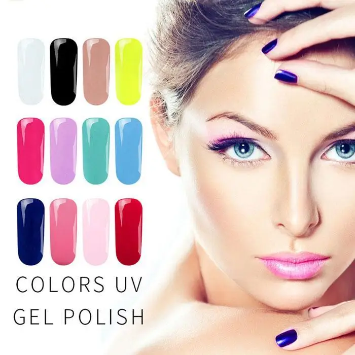 Лак для ногтей ручка легко использовать один шаг Гель лак гибридный 24 цвета УФ