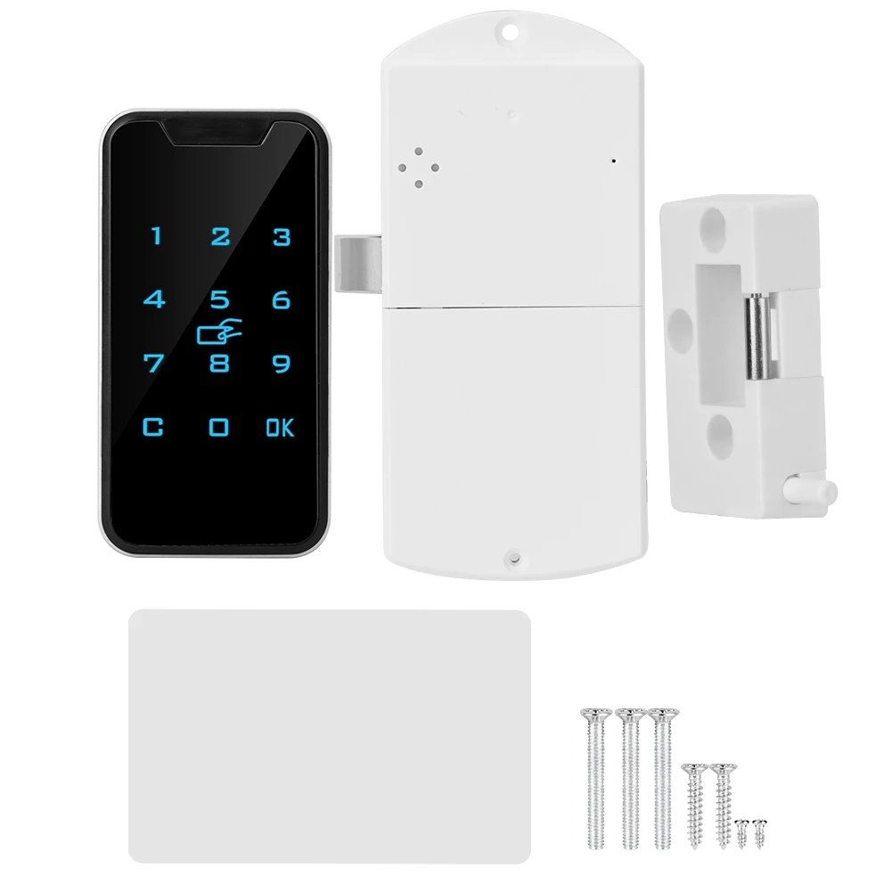 Smart Digital RFID Password Lock Touch Keypad Electronic Wardrobe File Cabinet High Quality | Безопасность и защита