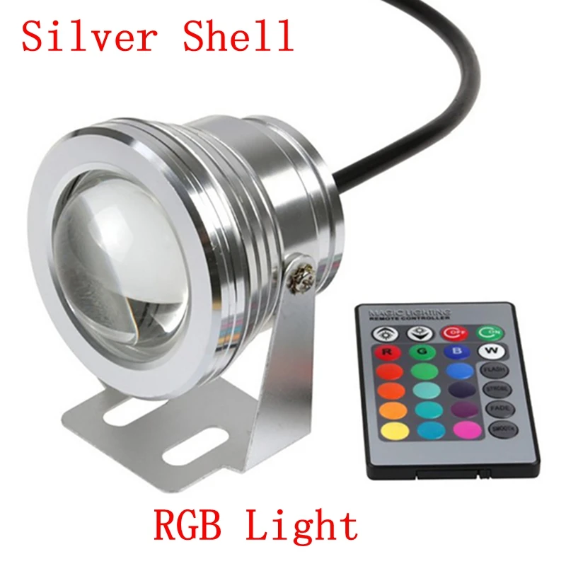 Светодиодный прожектор 10 Вт 12 В подводный RGB светодиодный светильник