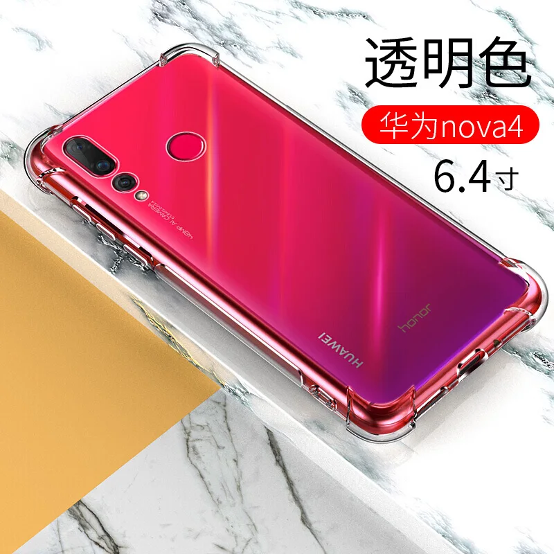 Clear TPU Case for Huawei On Honor 8A 8C 10 9Lite 6X 7X V20 P20 P30 lite Pro Nova3 3i 4 Y9 Y6 2018 Mate10 20Lite Shockproof |