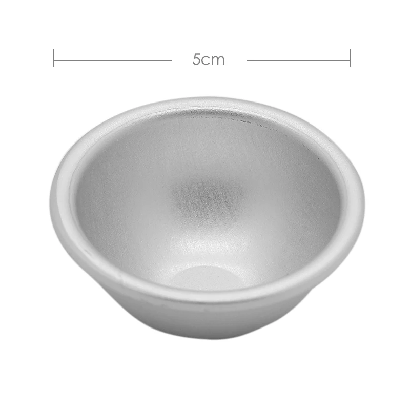 Жестяные выпечка форма для крема торта 3D из алюминиевого сплава шаровая ванны 4 5x2