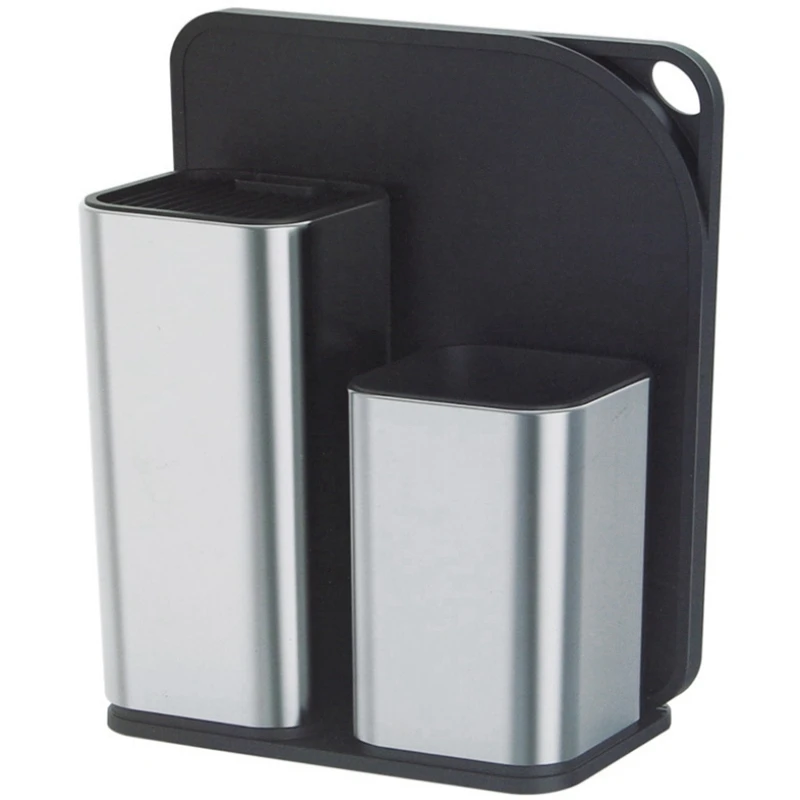 Нержавеющая сталь держатель для ножей Кухня стойки разделочная доска