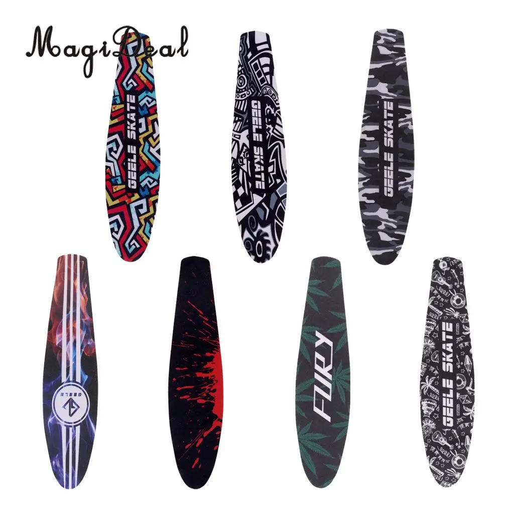 Скейтборд Griptape лист без пузырьков Рыбная доска наждачная бумага 65x13 см для мужчин