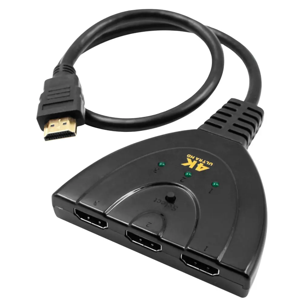 OcioDual 4 K коммутатор 3 входа HDMI порты мульти выход сплиттер Переключатель