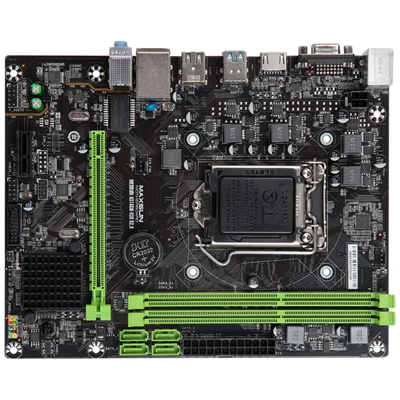MAXSUN MS Earthshaker h310cm v3h R2.0 Intel материнская плата mATX + SATA3.0 USB3.0 двухканальная