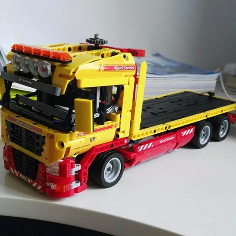 Совместимые подлинные Technic 8190 20021 1143 шт бортовой прицеп строительные блоки