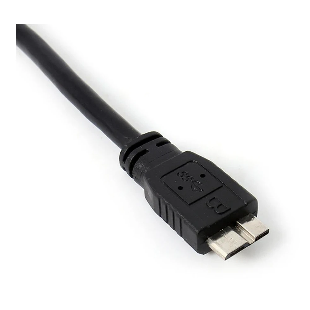 A Double Micro USB B 3.0 Y-Cable Move Hard Drive Cable Black | Электроника