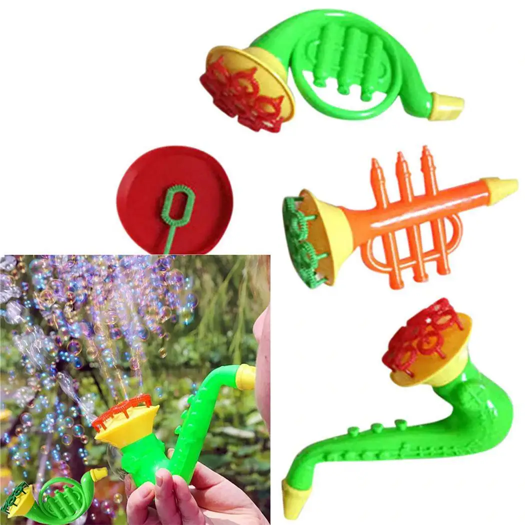 Детская воды дует игрушечный рожок Форма Пузыри Игрушка Дети Повседневное