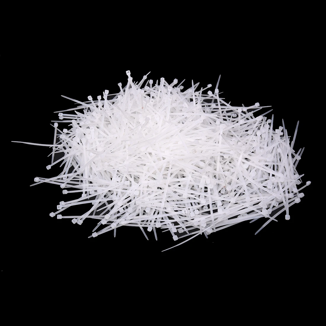 1000 Pcs White Nylon Plastic Cable Zip Tie Fasten Wrap 60mm x 2mm 77g Weight | Обустройство дома