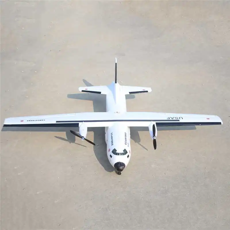 C 160 Cargotrans Twin Hercules 1120 мм размах крыльев EPOS Warbird Transport RC Airplane PNP высокое