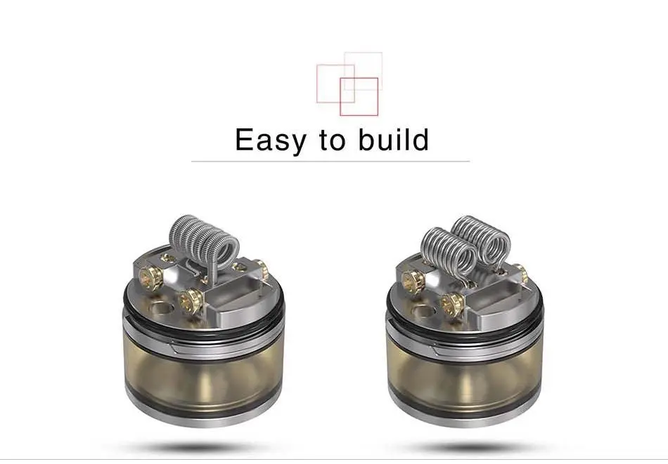 Новый Pyro V2 BF RDTA 24 мм Ремонтопригодный бак Squonk Pin|Хранилище для дома и офиса| |