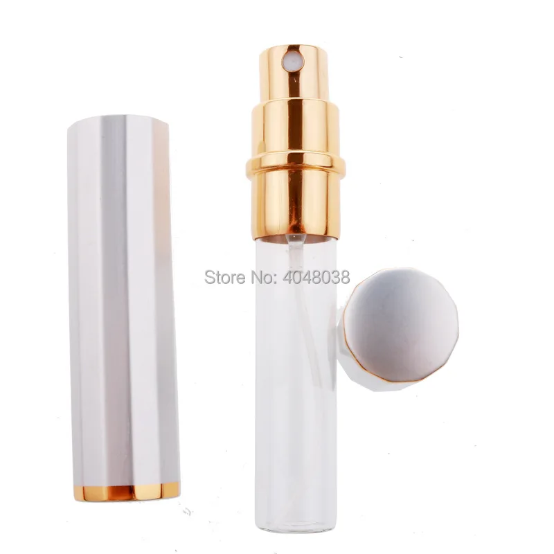 Delicate 8 ML Perfume Refillable Bottle Empty Rhombus Glass Liner Cosmetic Container Toner Spray Pump Sample Atomizer | Красота и