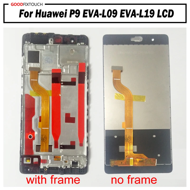 ЖК дисплей с сенсорным экраном и дигитайзером в сборе для Huawei P9 Plus рамкой EVA L09 L19 VIE L29 экран|Экраны мобильных