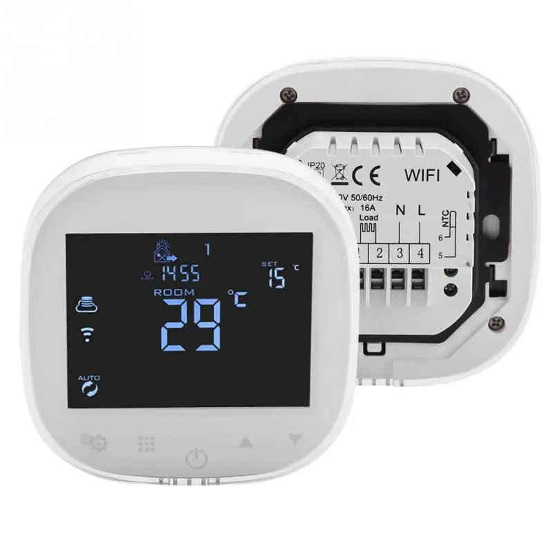 90-240V Smart Hygrothermograph Thermostat Temperature Controller Digital Touch Screen Control Humidity Sensor | Инструменты