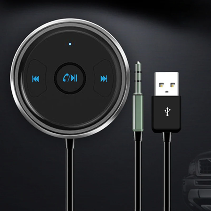 Беспроводной Bluetooth приемник V4.1 автомобильный Handfree 3 5 мм разъем авто AUX аудио