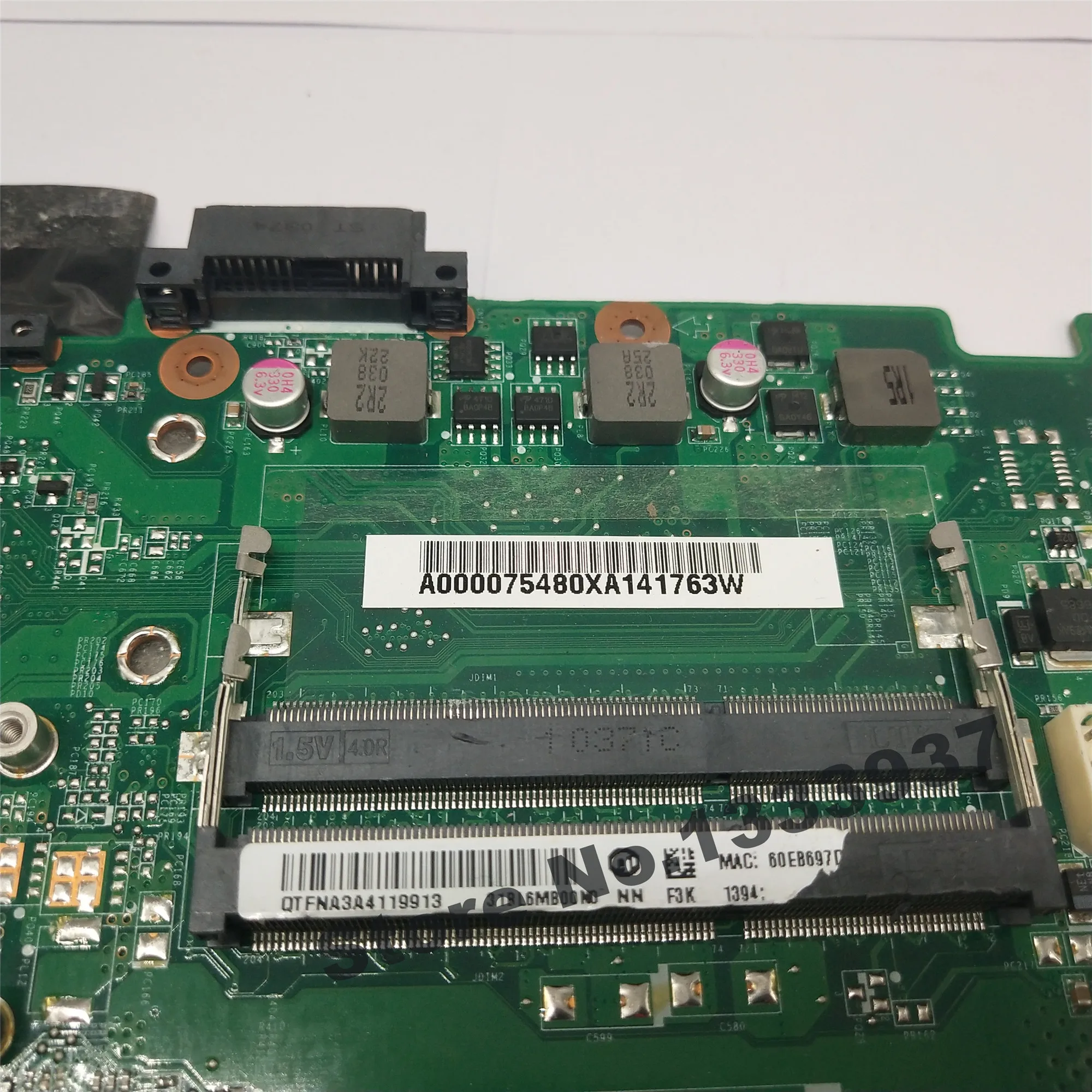 Материнская плата для ноутбука TOSHIBA SATELLITE L655 L650 серии A000075480 INTEL HM55 GMA HD DDR3 DA0BL6MB6F0