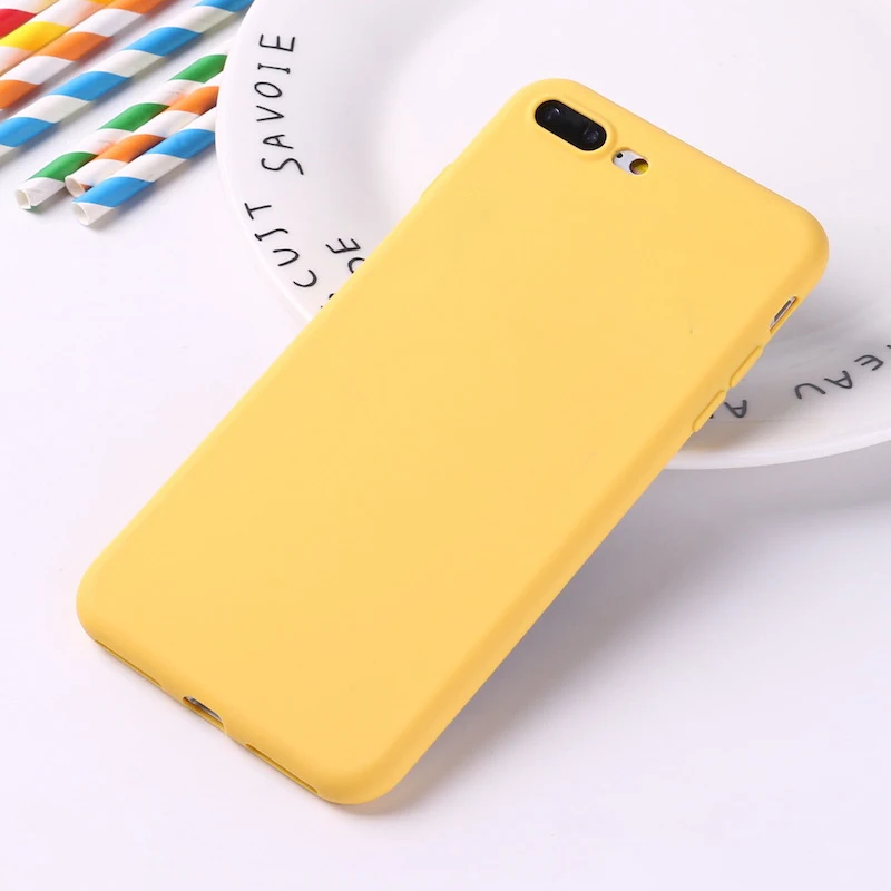 МОДНЫЙ конфеты Макаруны чехол для телефона iPhone 7 8 Plus ТПУ силиконовый X XR XS Max 6 6S 5 5S