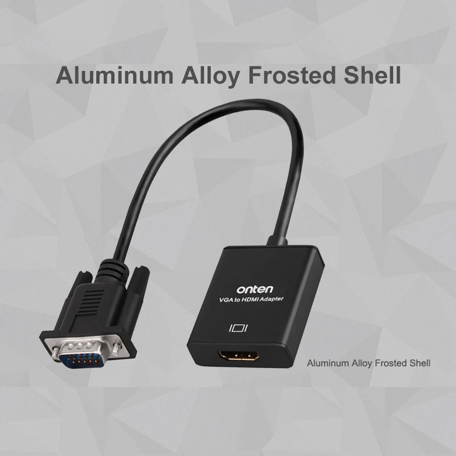 VGA к HDMI кабель конвертер адаптер 1080P с аудио Аналоговый цифровому видео для ПК