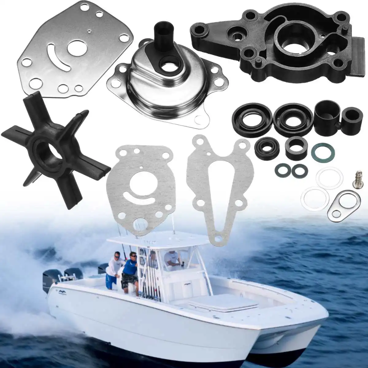 Насос для морской лодки Mercury 6/8/9/15HP 46 42089A5 комплект ремонта лопастного насоса с 6