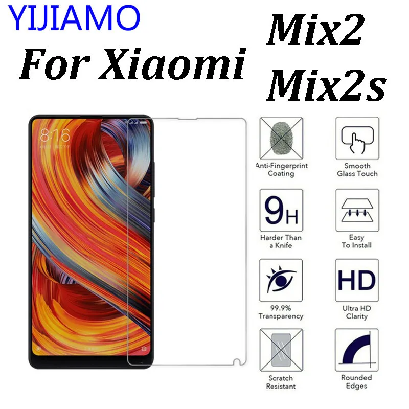 Защитное стекло для ksiomi mix 2 s 2a xiaomi mi mix2 защита экрана xiami xiomi xaomi mix3 закаленное xiaomei