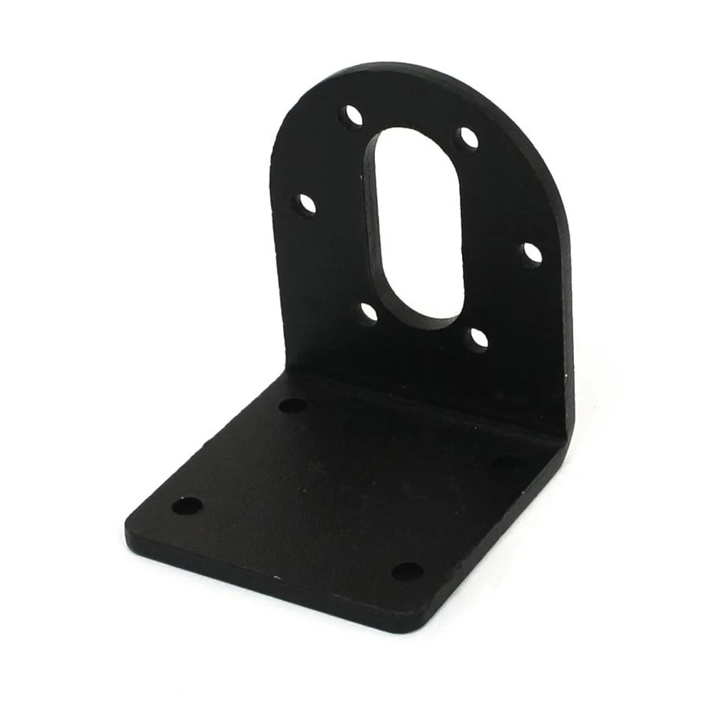 37 мм DC мотор редуктор Монтажный кронштейн держатель + 6 Шестигранная муфта черный