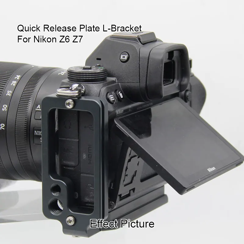 Вертикальная быстросъемная пластина QR удлинитель для камеры Nikon Z6 L держатель