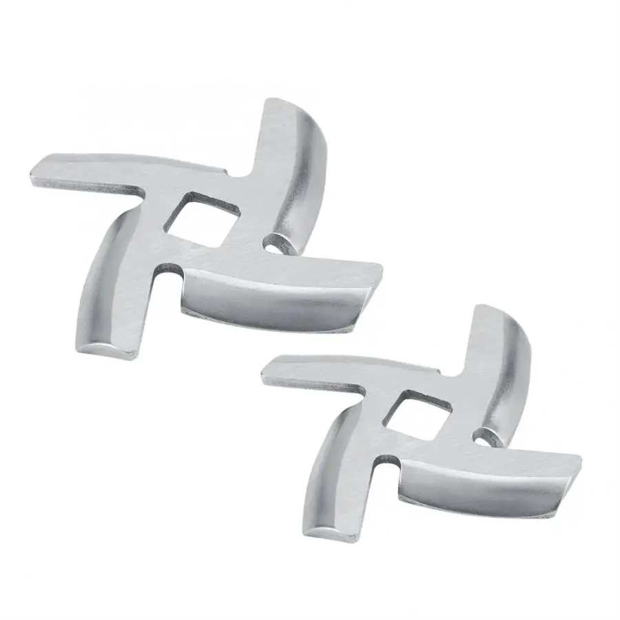 2 шт./лот измельчитель мяса из нержавеющей стали лезвие для измельчителя запчасти