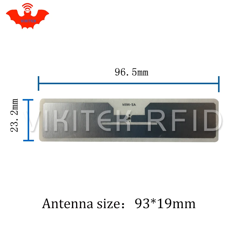 Alien authoried 100 шт. в рулоне 9654 Клей UHF RFID влажная инкрустация 860 960 МГц Higgs3 EPC C1G2 ISO18000 6C