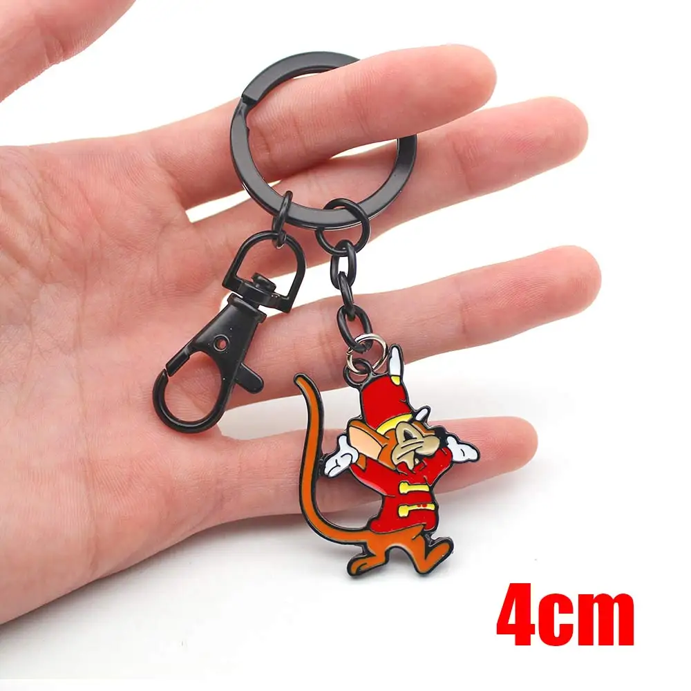 Аниме Dumbo брелок Тимоти тамиас мультфильм символ металлическая подвеска ручной