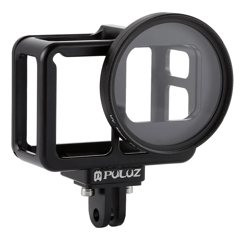 PULUZ защитный чехол из алюминиевого сплава для Hero 7 Black/6/5 со страховой рамкой и УФ