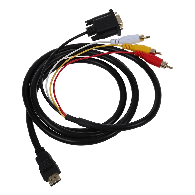 AABB- CABLE CONVERTER HDMI to VGA 3 RCA 1080P HDTV DVD | Электроника