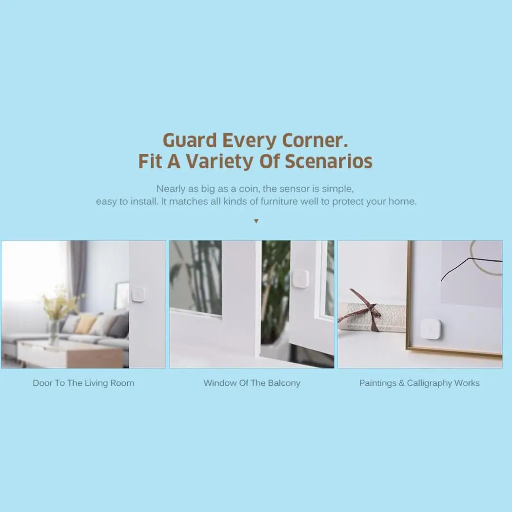 Aqara Home Smart Wireless Vibration Shock Sensor Built In Gyroscopic Motion For xiaomi mi home app international edition | Электроника