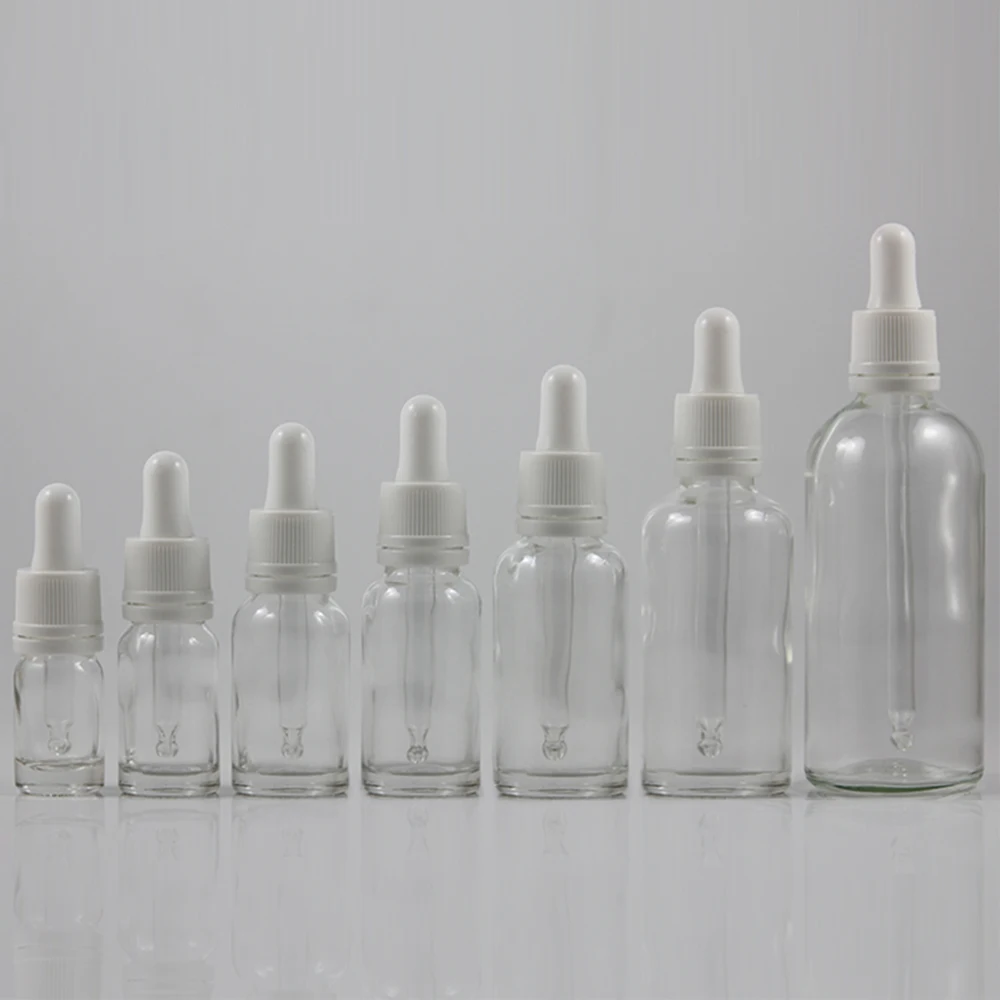 Wholesale 5ml child proof glass white dropper bottle 5ml suitable silicone travel tube