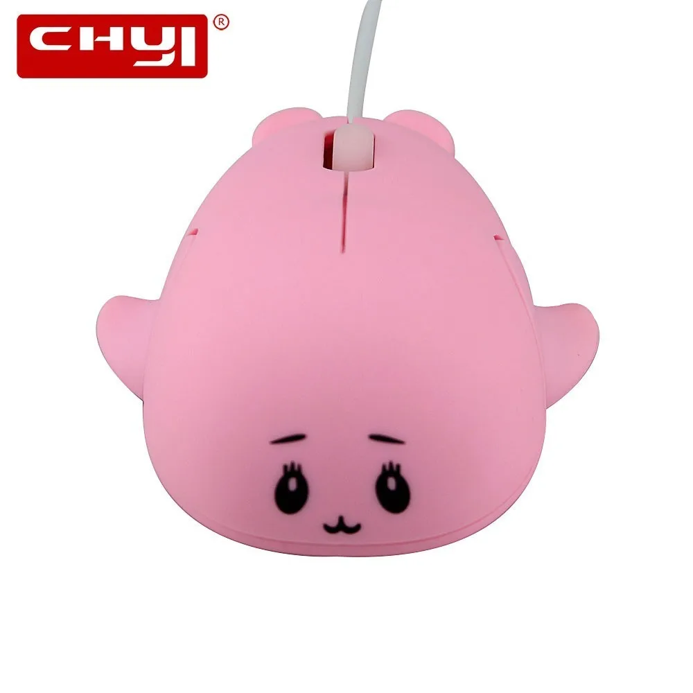 Мини USB Проводная оптическая компьютерная мышь CHYI симпатичная мультяшная 3d в