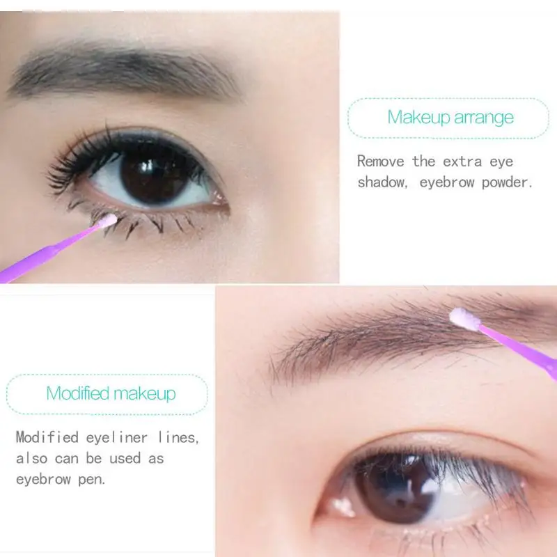 Щёточки для наращивания ресниц MicroBrush одноразовые щёточки щётки коррекции Micro Brush