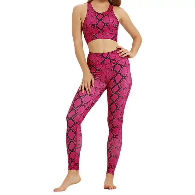 Из двух частей спортивный костюм для женские костюм-влаги влагу плотно Змеиный