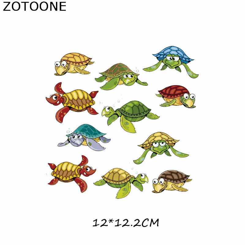 ZOTOONE термонаклейки с мультяшными животными набор термонаклеек для одежды сделай
